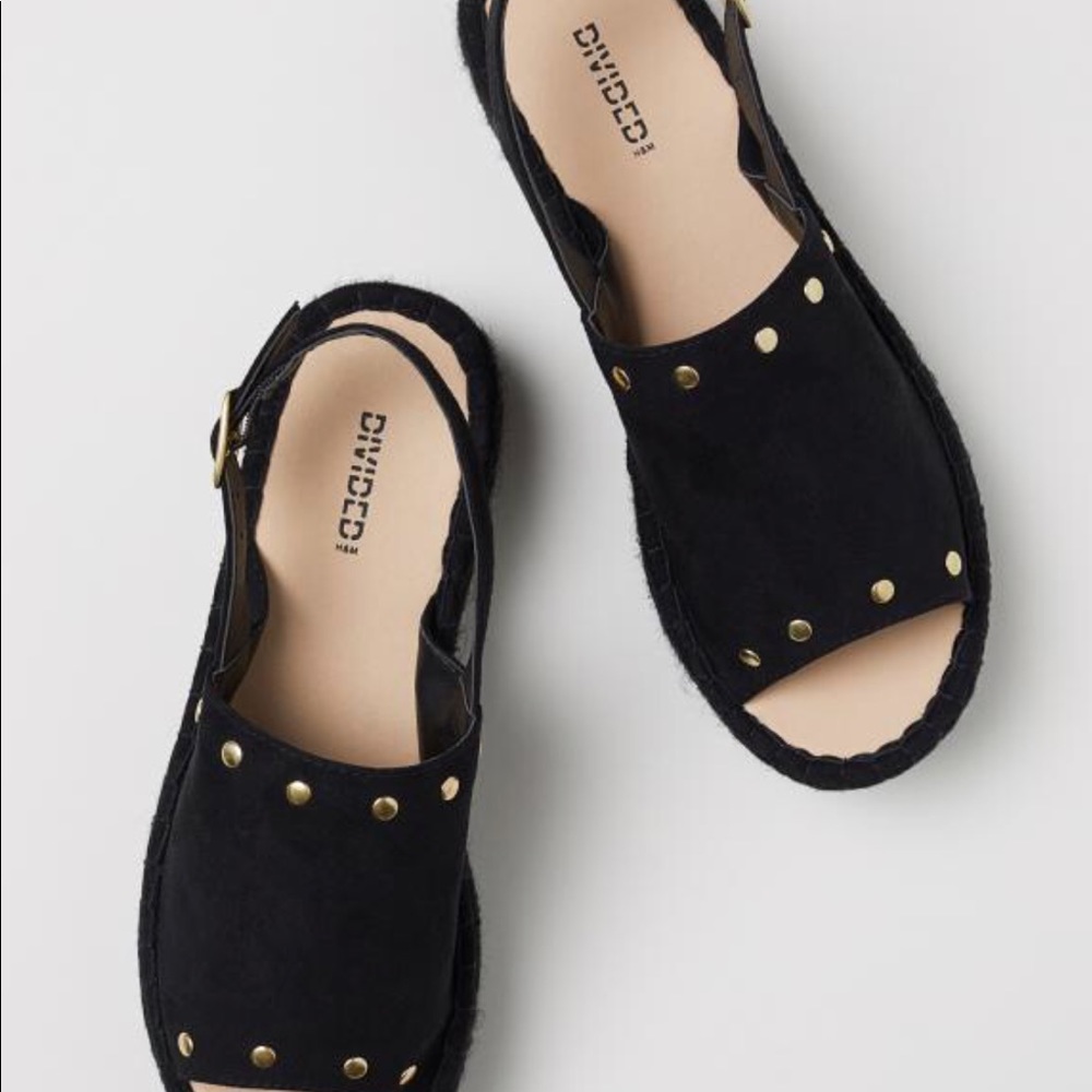 Black Platform Sandals